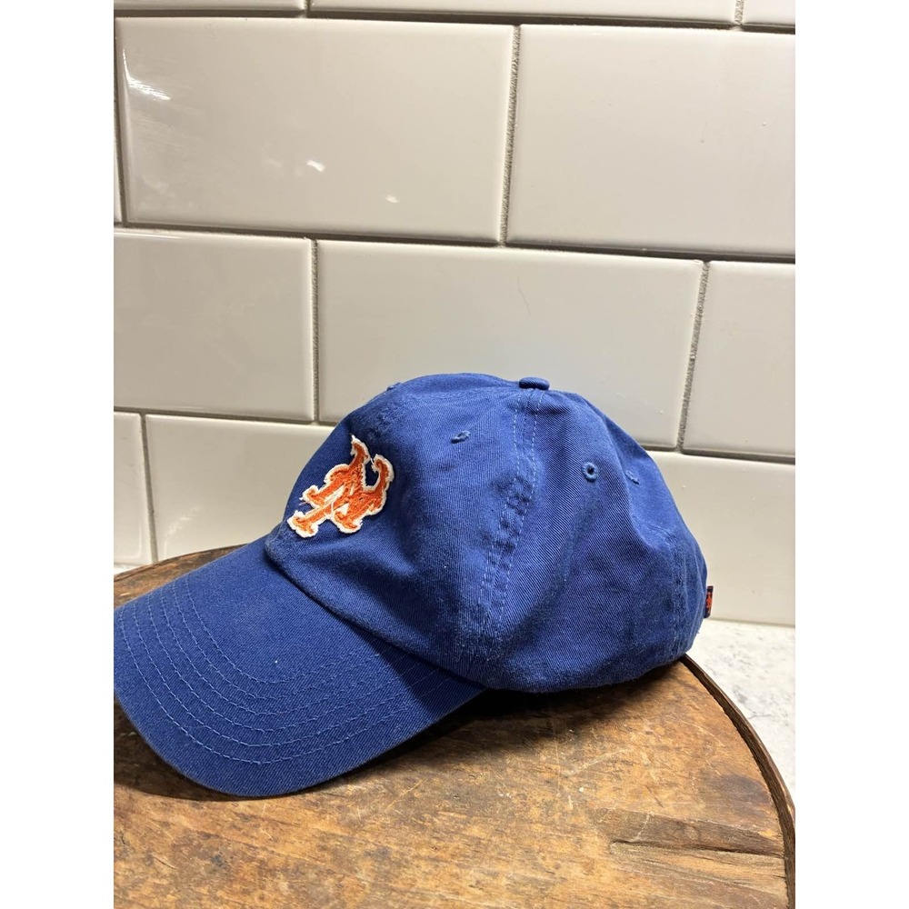 New‎ York Mets Baseball Cap Blue Orange MLB Adjustable - Picture 2 of 6
